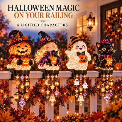 🔥 🎃Halloween Porch Magic Cascade Railing Lights