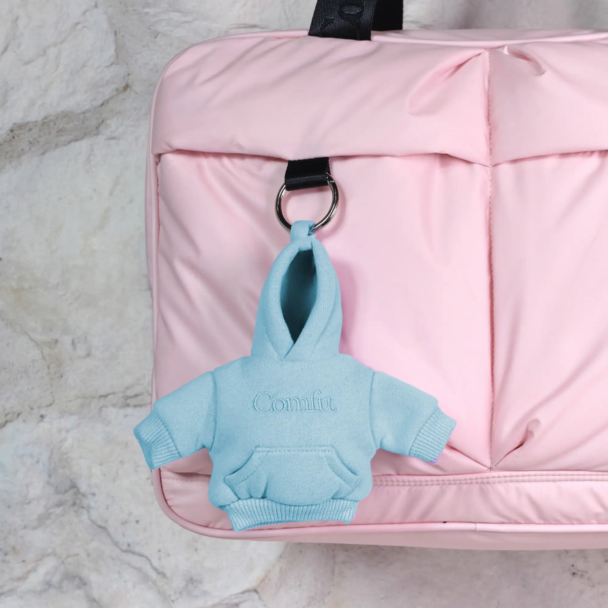 🧸Comfrt | Hoodie Keychain | Miniature Stress Ball Hoodie Clip-On Keychain Charm