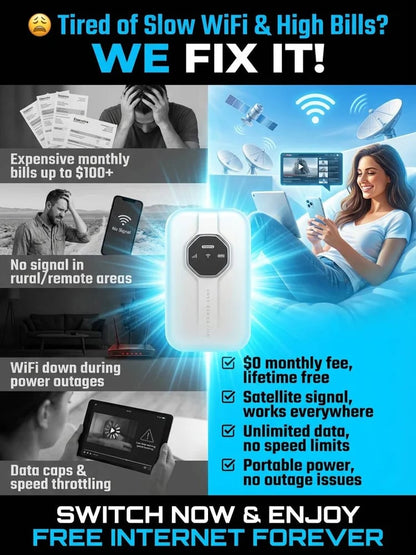 📶[Global Coverage] Boundless Portable Wi-Fi