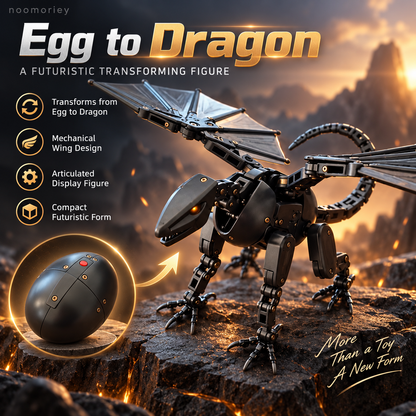 NEW ARRIVAL🥚🐉 DragonMorph – Egg to Dragon Transforming Mechanical Toy