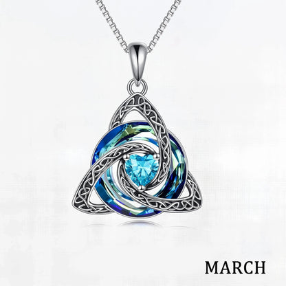 🎁Birthstone Celtic Knot Necklace for Women