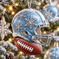 Blue Snowflake Helmet ❄️