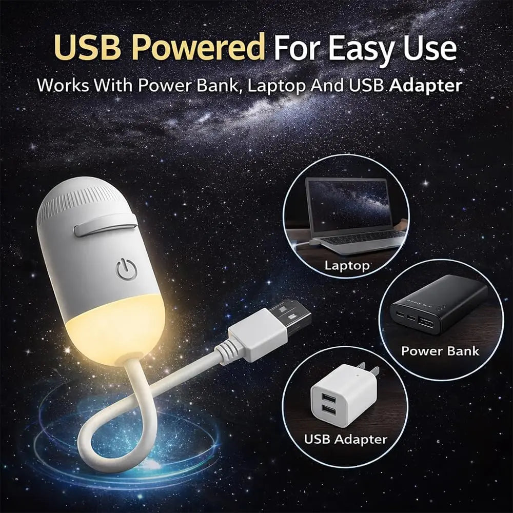✨🔭2-in-1 Galaxy Projector Night Light | USB Mini Star & Moon Projector for Bedroom, Adjustable Brightness, 360° Projection