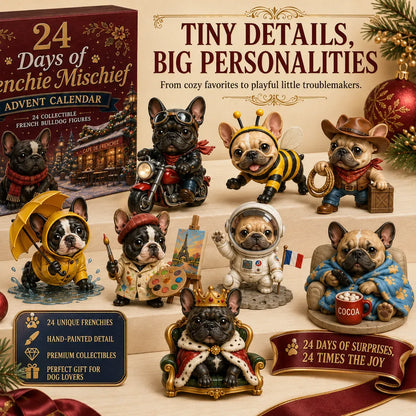 🐶 24-Day Dog Advent Calendar – 47% OFF Last Day, 24 Puppy Figures with Costumes