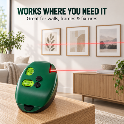 🔧 90° Self-Leveling Laser Alignment Tool – Portable Precision Level