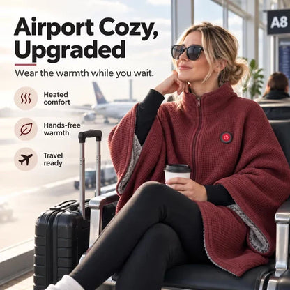 🎁 Wearable Heated Blanket for Cozy Couch & Desk Comfort