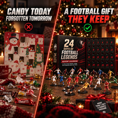 ✨🏆24 Days of Football Legends Advent Calendar | 24 Collectible Player Figures