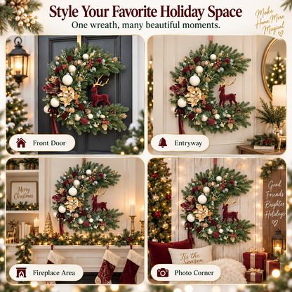 🌸Crescent-Style Holiday Arrangement
