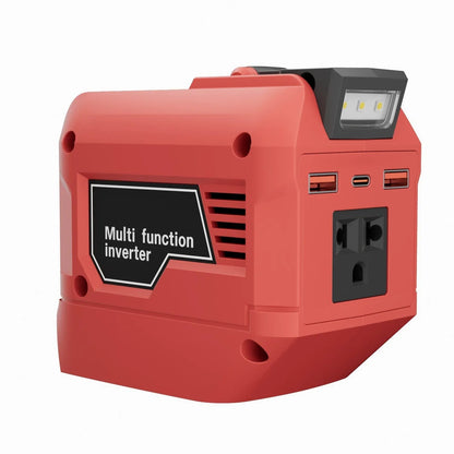 ⚡ 250W Portable Power Inverter – Turn 18V–21V Tool Batteries Into 220V AC Power 🔋