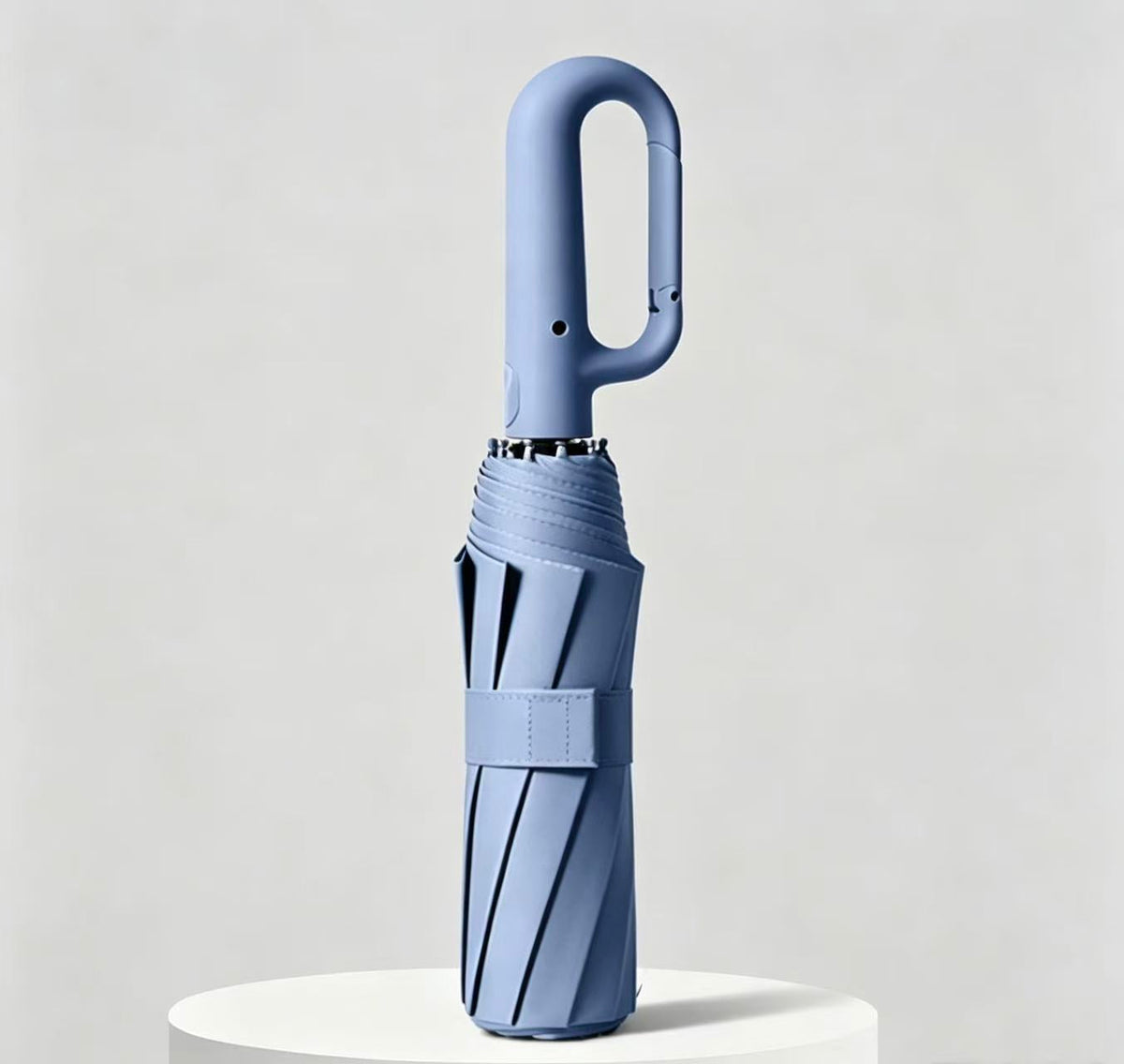 🌂 Automatic Folding Umbrella – Windproof, Waterproof, Portable with Loop Buckle