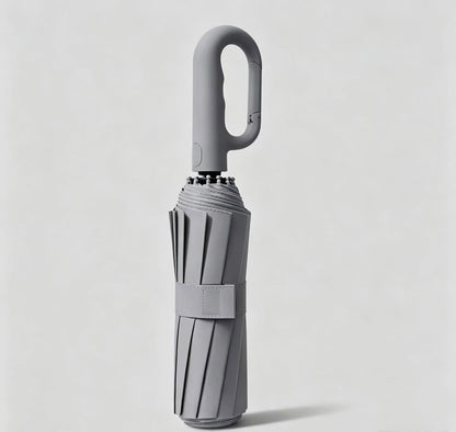 🌂 Automatic Folding Umbrella – Windproof, Waterproof, Portable with Loop Buckle