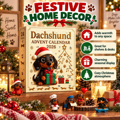 🔥🐶🎄 Dachshund Advent Calendar ✨
