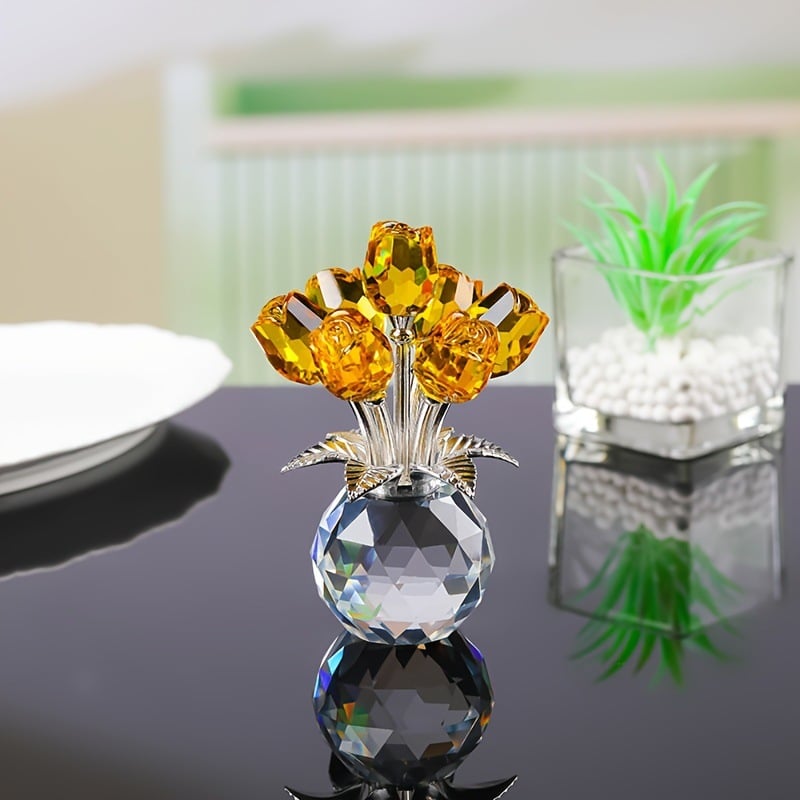 🌹Eternal Colorful Rose Ornament  – A timeless symbol of love and elegance