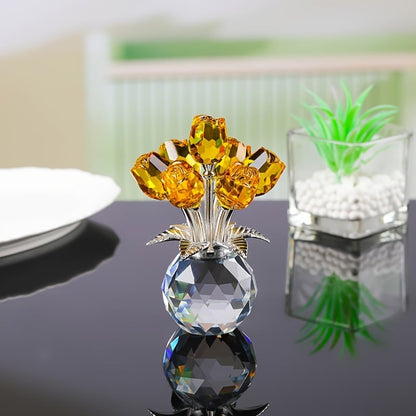 🌹Eternal Colorful Rose Ornament  – A timeless symbol of love and elegance