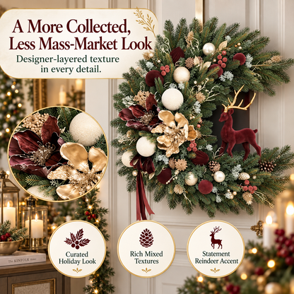 🌸Crescent-Style Holiday Arrangement