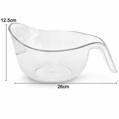 ⚡Aesthetic Multifunctional Rice Strainer with Handle