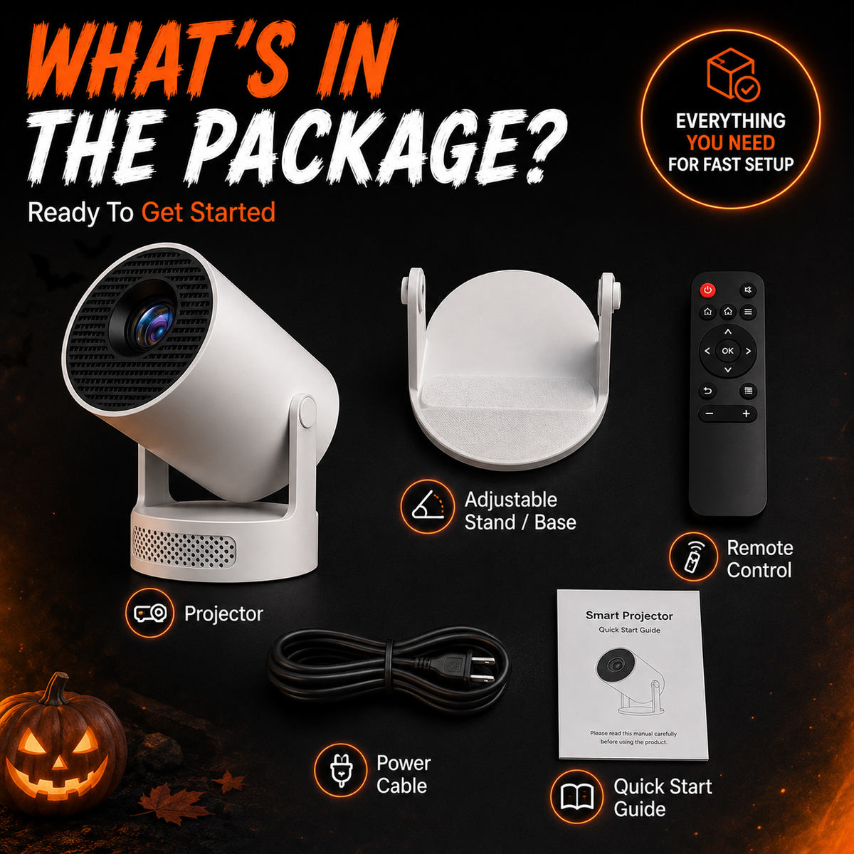 👻Halloween window projector