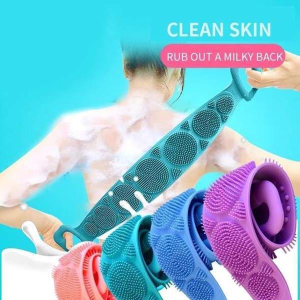 🛁 Silicone Back Scrubber Towel – Reach Every Inch With A Better Shower Clean ✨
