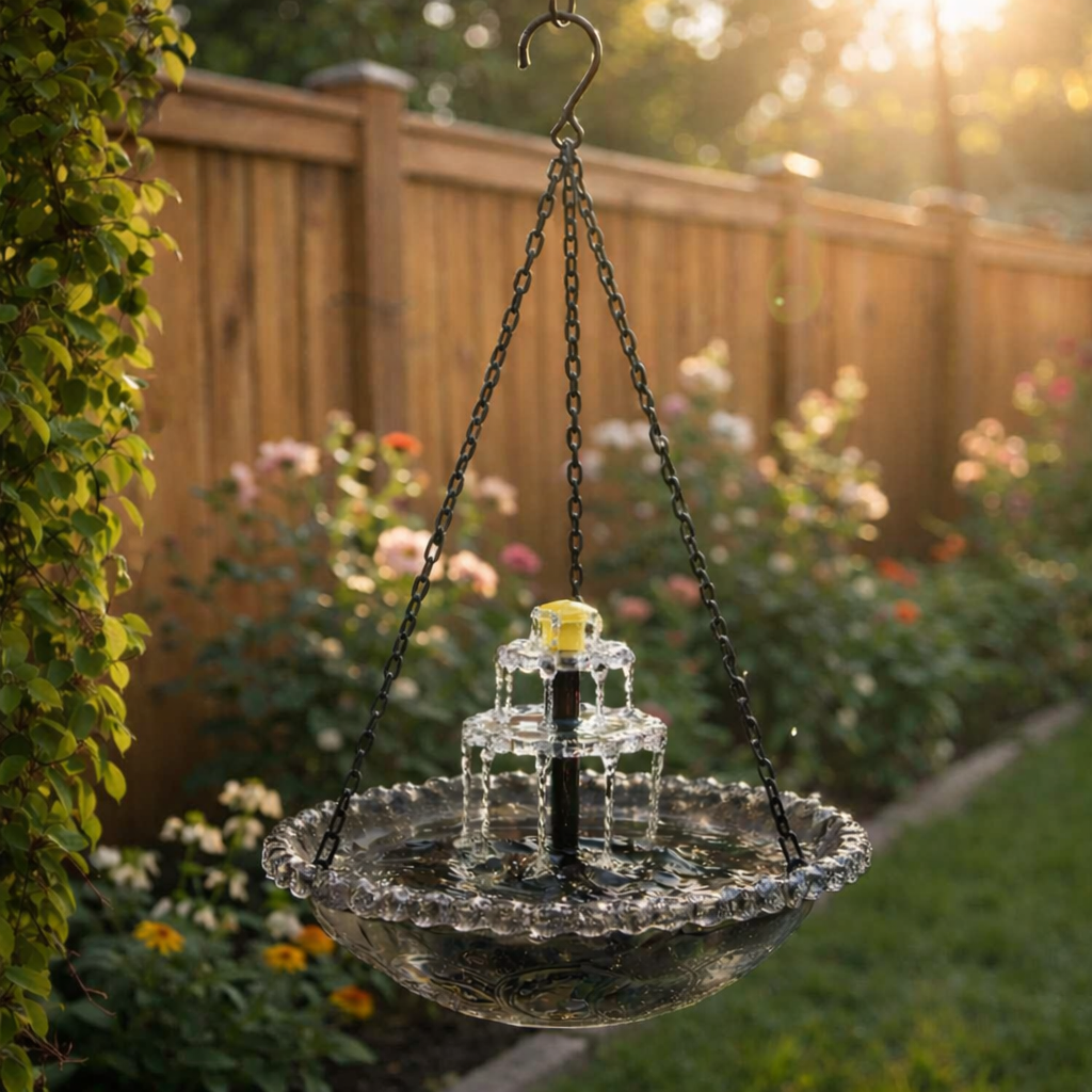 ⚡Solar Cascade Hanging Bird Bath Fountain
