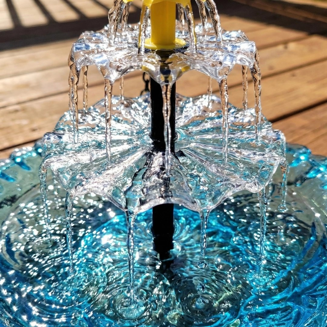 ⚡Solar Cascade Hanging Bird Bath Fountain