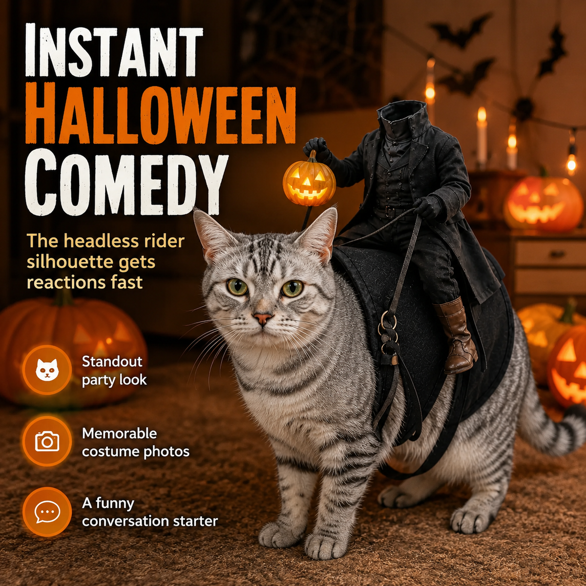 🎃The HeadlessHorseman RiderTM PetCostume