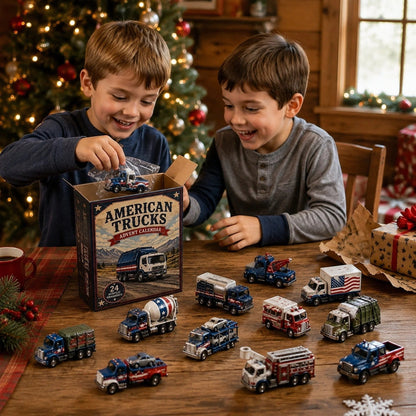 American Truck Fleet Advent Calendar 2026 – 24 Acrylic Truck Ornaments