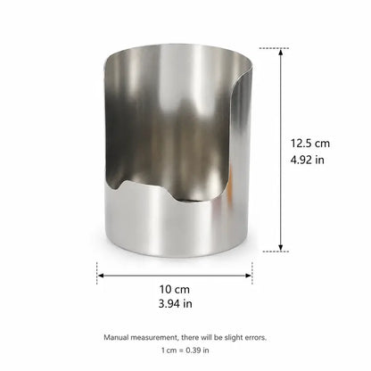 🧑‍🍳 Multi-Functional Kitchen Utensil Holder – Holds pot lids, spatulas & cutting boards. Thickened stainless steel, space‑saving