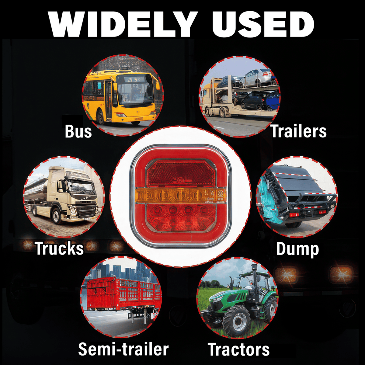 💫🔥HOT SALE 49% OFF🚨 Heavy-Duty LED Trailer Lights – Bright, Reliable & Road Ready
