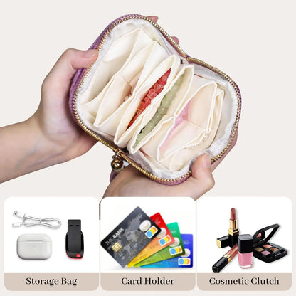 Travel Jewelry Bag Organizer with Tassel Zipper