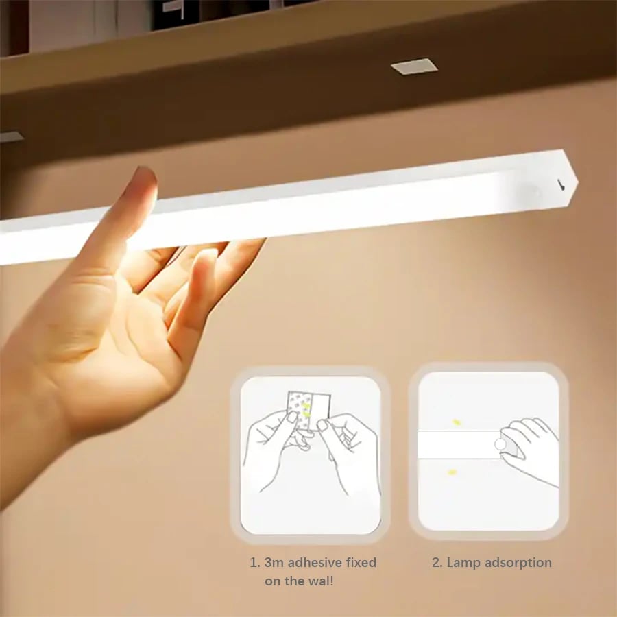 ⚡50% OFF Factory Clearance –💡 Punch-free Smart Sensor Magnetic Rechargeable LED Lights✈Fast Worldwide Shipping