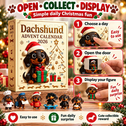 🔥🐶🎄 Dachshund Advent Calendar ✨
