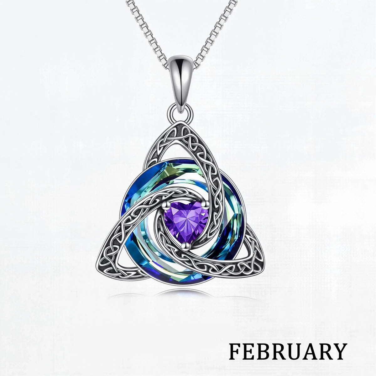 🎁Birthstone Celtic Knot Necklace for Women