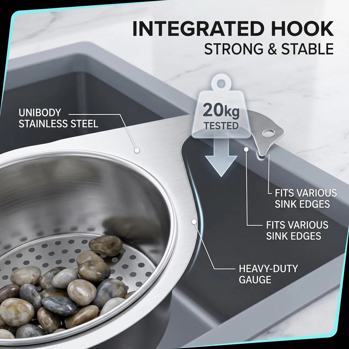 🔥BUY 1 GET 1 FREE💧Stainless Steel Swan Sink Strainer Basket🦢💧