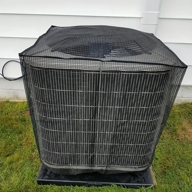 🍃Heavy-Duty Mesh AC Cover – All-Season Outdoor Protection