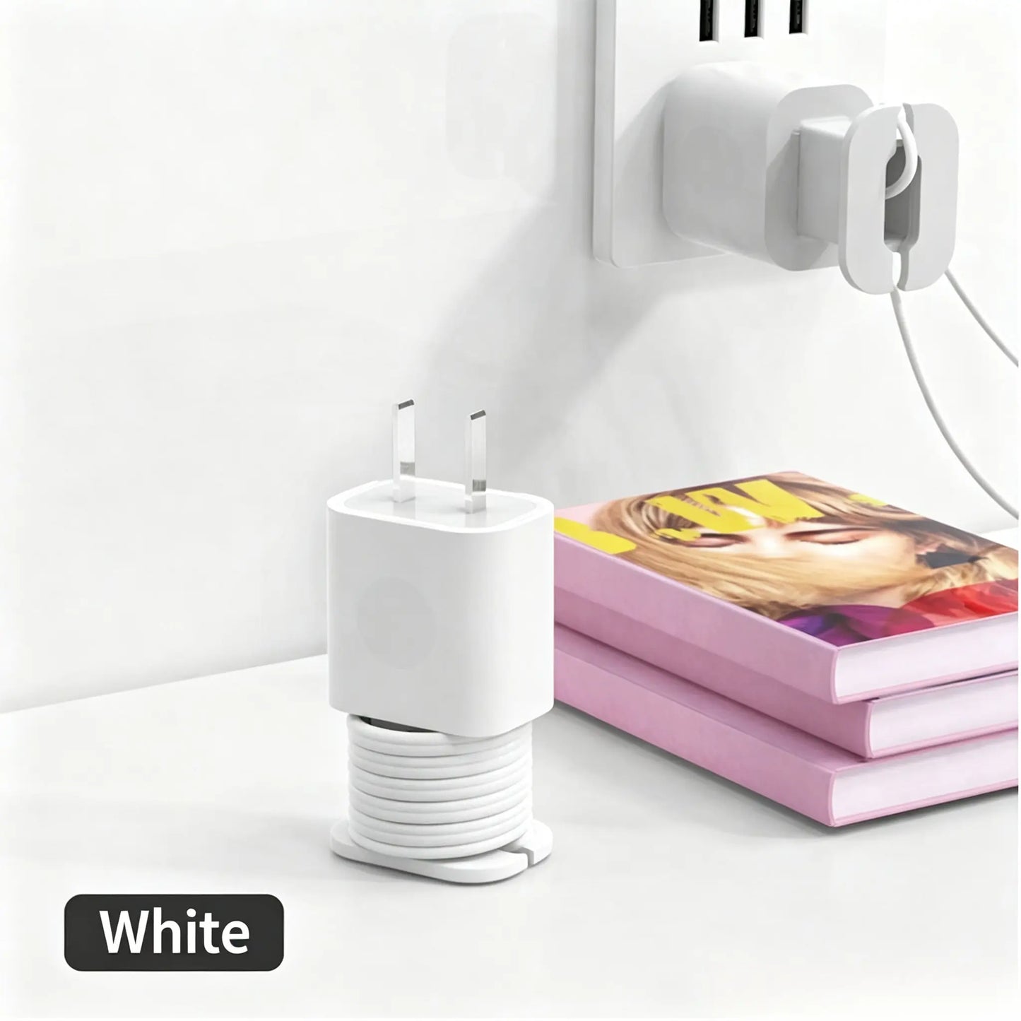 ⚡2PCS 2-in-1 Silicone Charger Protector with Cord Wrap for 18W/20W Adapters