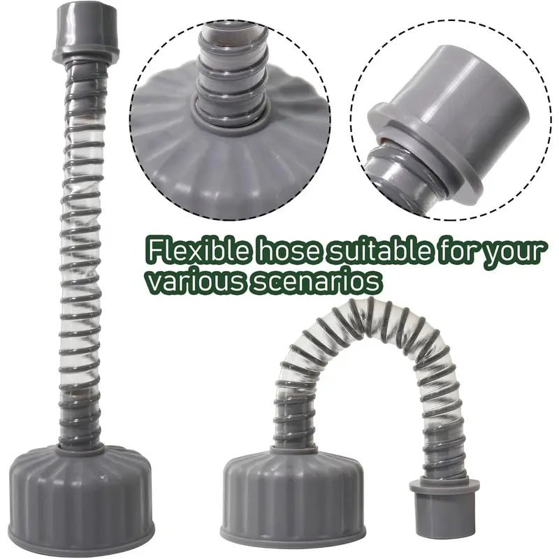 A/C Drain Lines Cleaner Tool in Wet Vac Attachment To Unclog And Evacuate