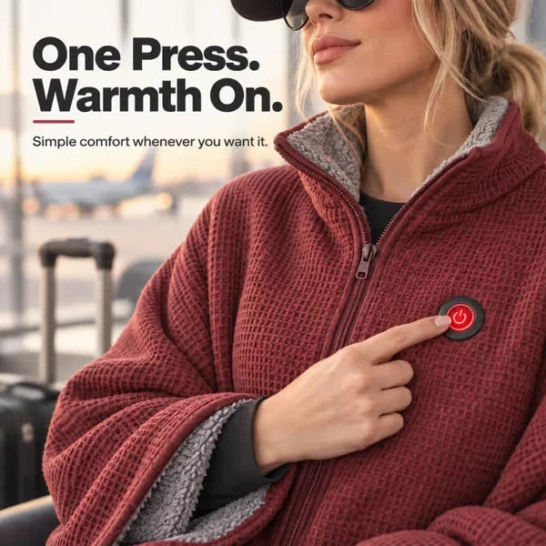 🎁 Wearable Heated Blanket for Cozy Couch & Desk Comfort
