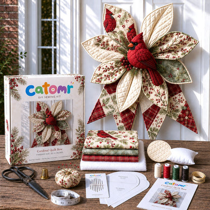 🎀Large Patchwork Bow Sewing Kit