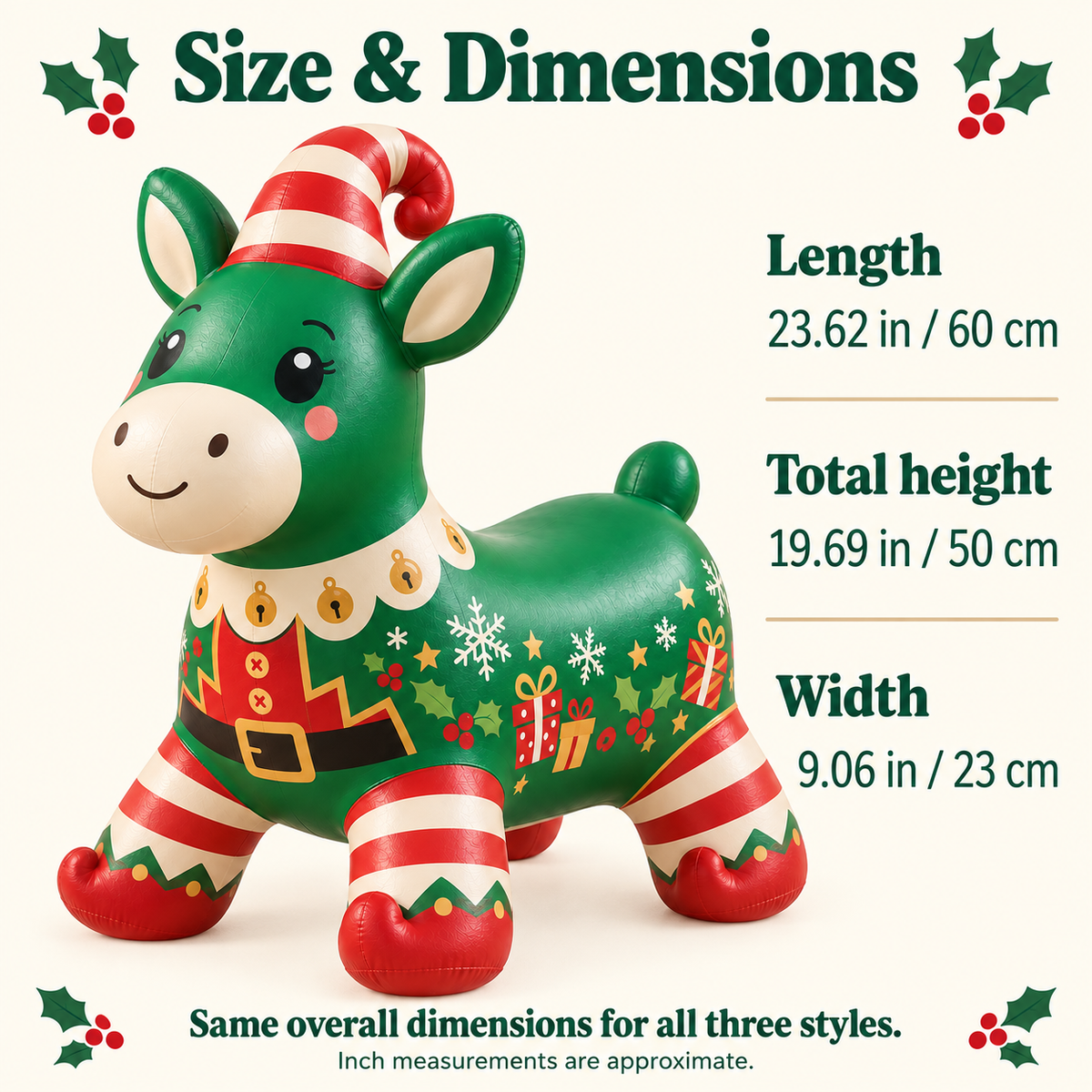 ⭐Christmas Animal Hopper – A Bouncy Ride-On Gift for Kids 🎁