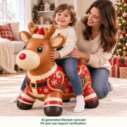 ⭐Christmas Animal Hopper – A Bouncy Ride-On Gift for Kids 🎁
