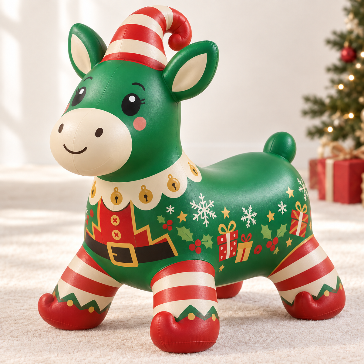 ⭐Christmas Animal Hopper – A Bouncy Ride-On Gift for Kids 🎁