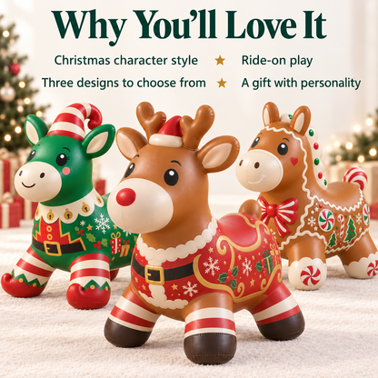 ⭐Christmas Animal Hopper – A Bouncy Ride-On Gift for Kids 🎁
