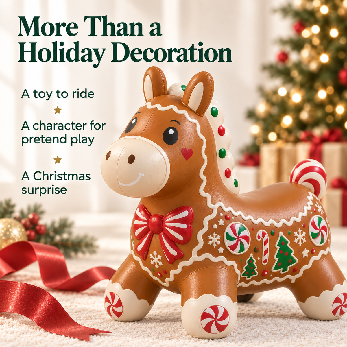⭐Christmas Animal Hopper – A Bouncy Ride-On Gift for Kids 🎁