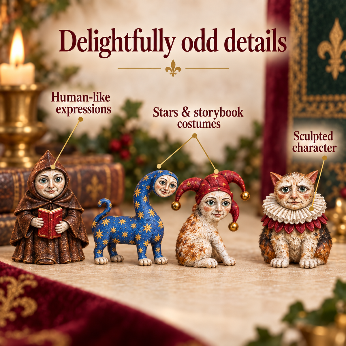 🔥🐈🏰 24 Days of Ugly Medieval Cats – Hilariously Weird Cat Advent Calendar 2026💕