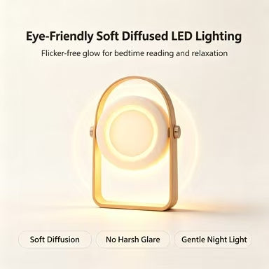 💡Portable Fold‑able Lantern Night Light | USB Rechargeable Bedside Ambient Lamp