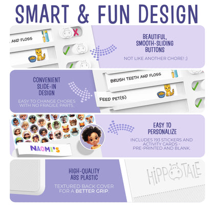 📋2026-Kids Daily Routine & Chore Chart – Visual Sliding Checklist with 108 Task Cards & Stickers