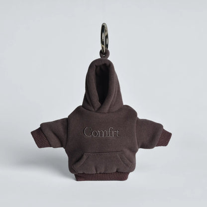 🧸Comfrt | Hoodie Keychain | Miniature Stress Ball Hoodie Clip-On Keychain Charm