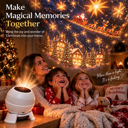 🔥Turn Any Room Into a Christmas Wonderland – Holiday Projection Night Light❄️