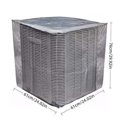 🍃Heavy-Duty Mesh AC Cover – All-Season Outdoor Protection