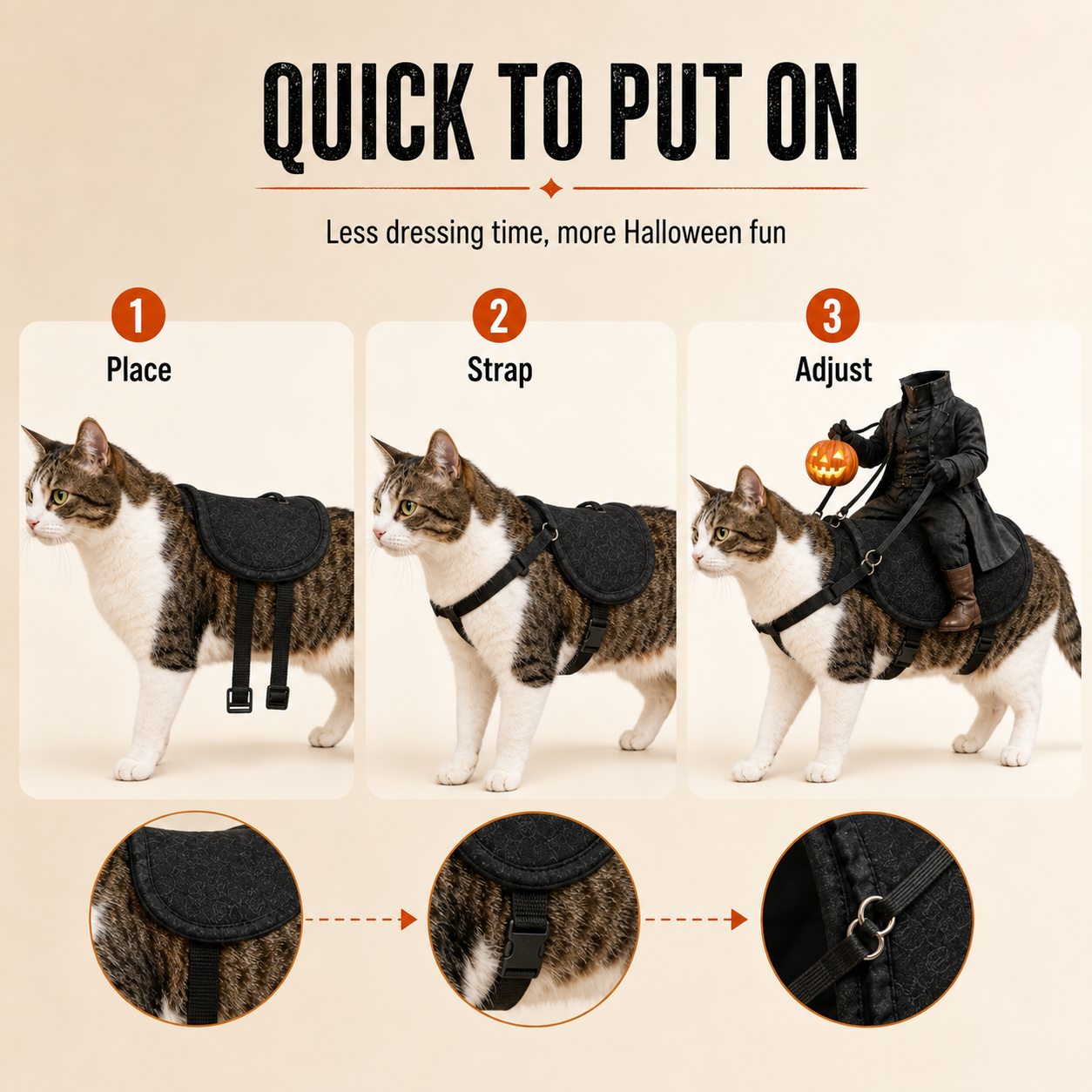 🎃The HeadlessHorseman RiderTM PetCostume
